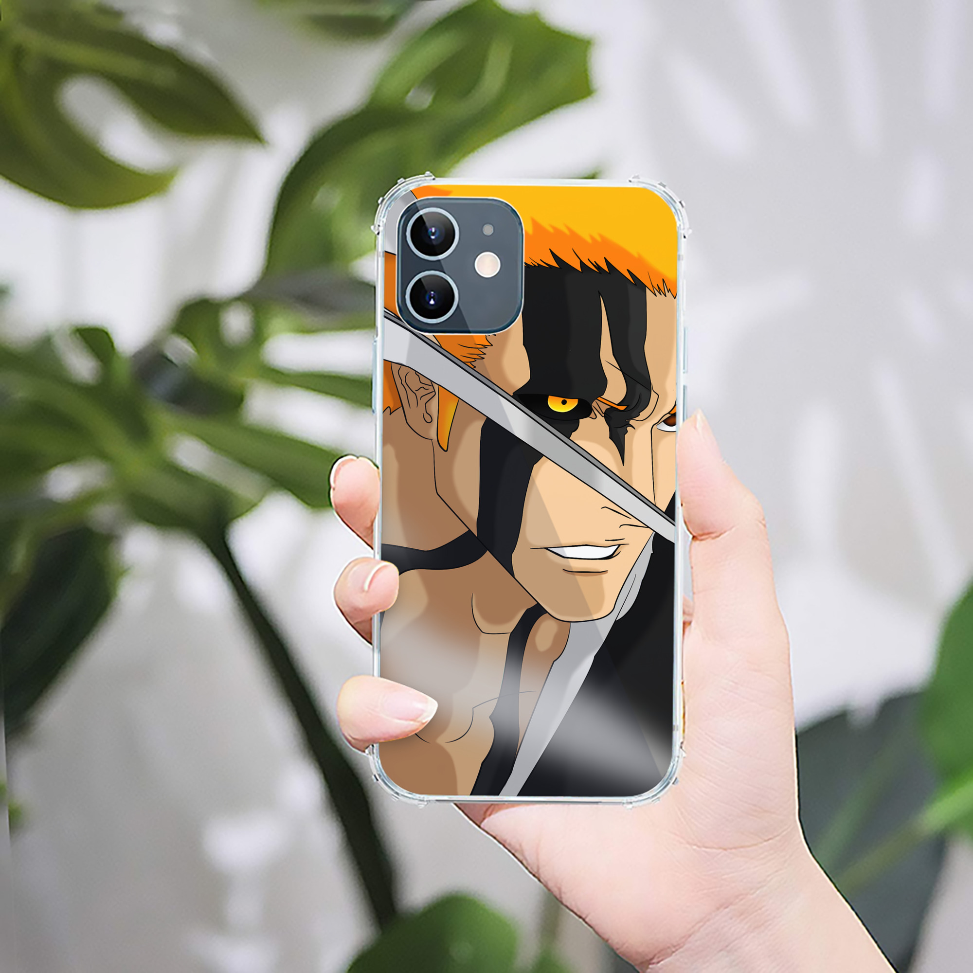 （画像用） ブリーチ BLEACH 【iPhone 12シリーズ対応】透明スマホケース（クリアソフトケース）